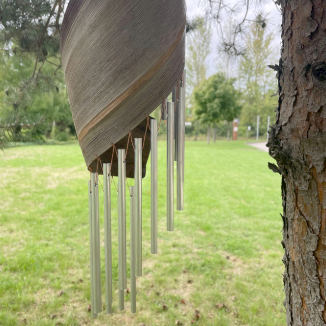 AW Artisan wholesale wind chimes coconut