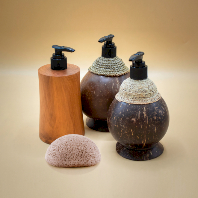 AW Artisan Wooden liquid soap dispensers