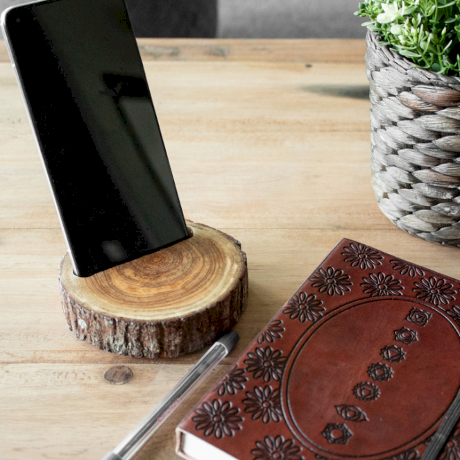 Wholesale Natural wood phone stand