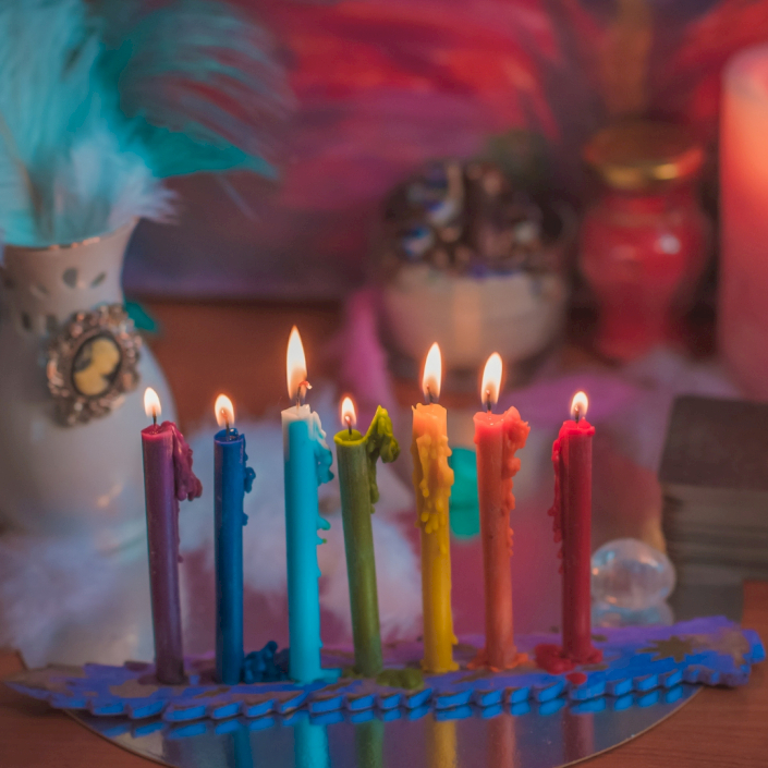 Set of 10 Ritual Candles