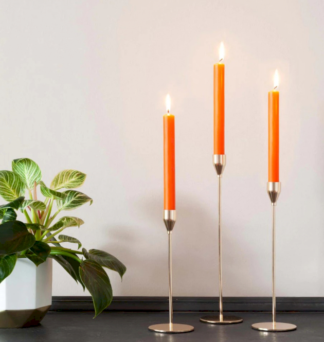 AW Artisan wholsesale bulk soldi colour dinner candles
