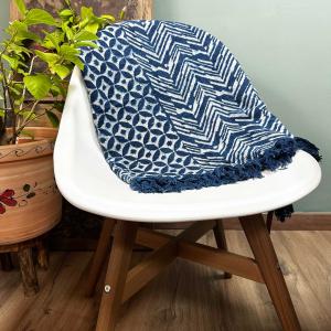 Resale of Handmade Indigo Throws