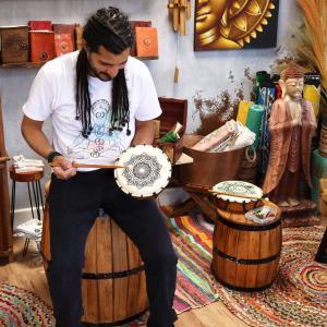 Wholesaler of Mandala Shamanic Drum