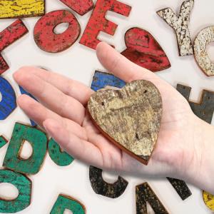 Rustic Bark Letters and Numbers for Resale
