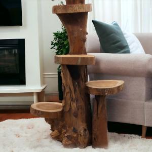 Natural Teak Displays for Retailers