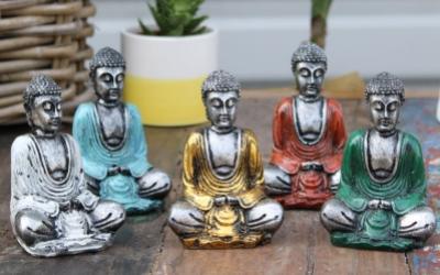 Hand Painted Buddhas