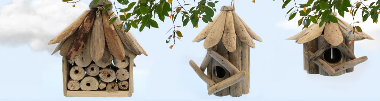 Wholesale Driftwood Birdboxes for Retailers