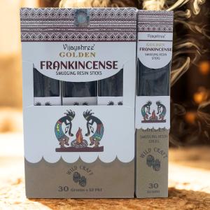Golden Smudging Resin Sticks for Retail Professionals