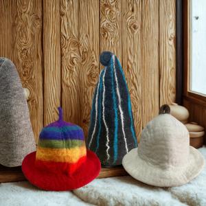 Felted Sauna Hats for Resale