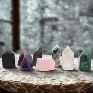 Bulk Gemstone Points for Resale