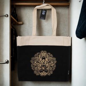 Producer of Oversized Tote Bags as part of the Nomad Sari Collection