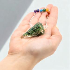 Wholesale Orgonite Power Chakra Pendulums