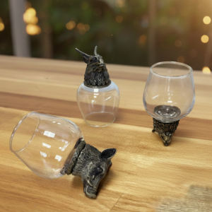 Functional shot glasses or unique display pieces